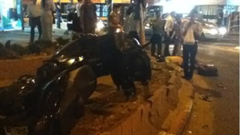 זירת התאונה