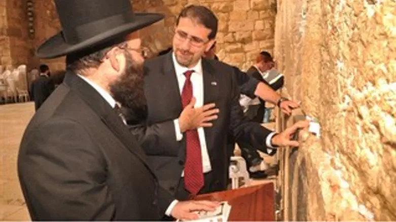 דן שפירו בכותל