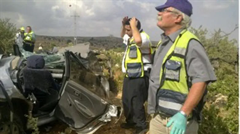 זירת התאונה היום