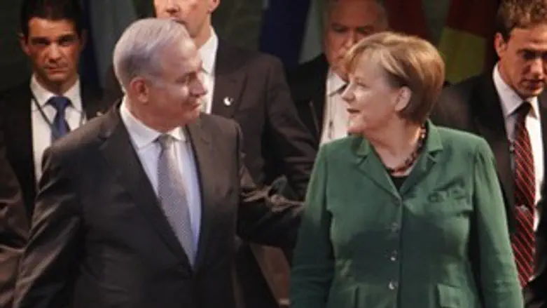 נתניהו מרקל