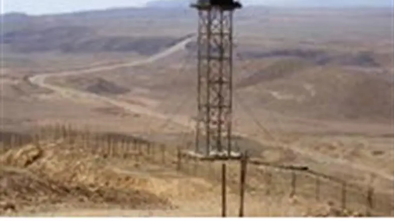 IDF guard tower on Egyptian border