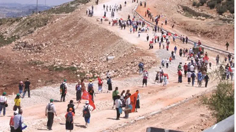 Going up to Eitam Hill