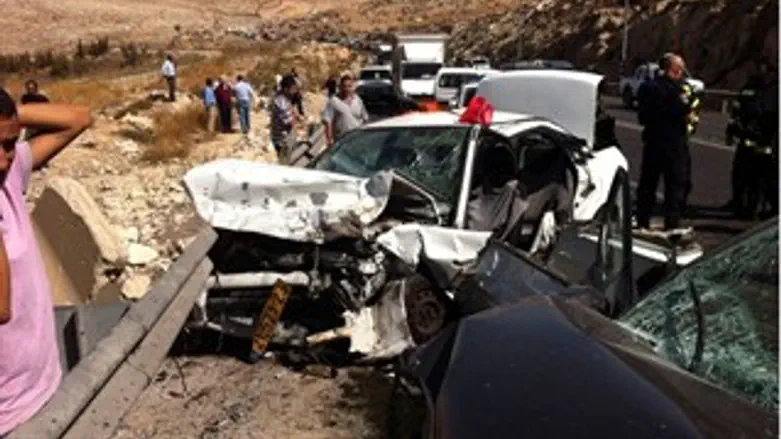 התאונה בכביש אדם - חיזמא