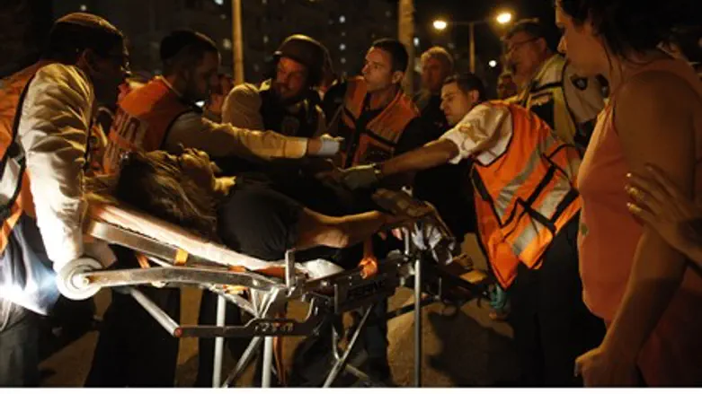 Rocket victim evacuated Satrurday night