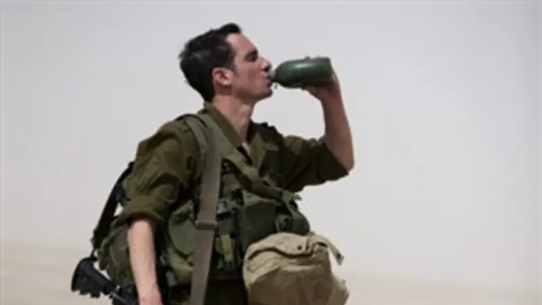 חייל מילואים. למצולם אין קשר לידיעה