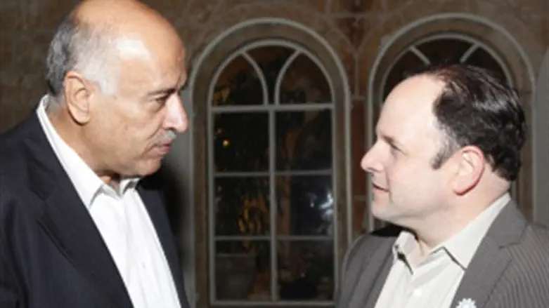 Jibril Rajoub with actor Jason Alexander