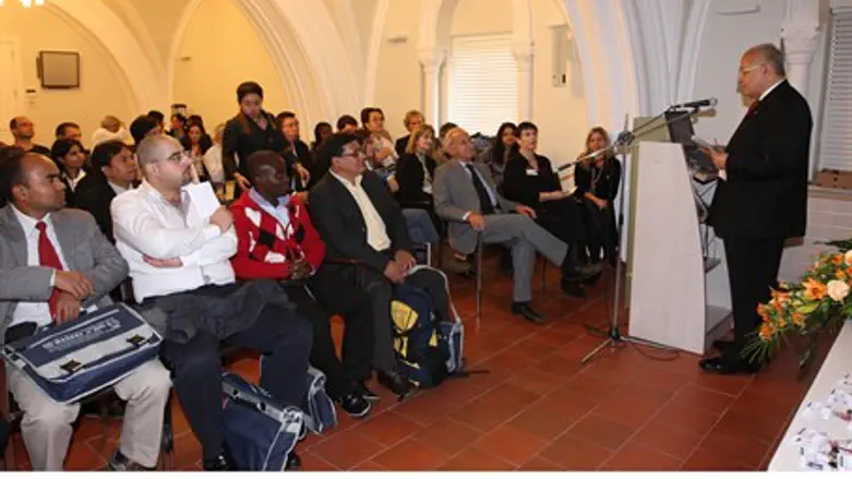 The opening of the course at Rambam Hospital