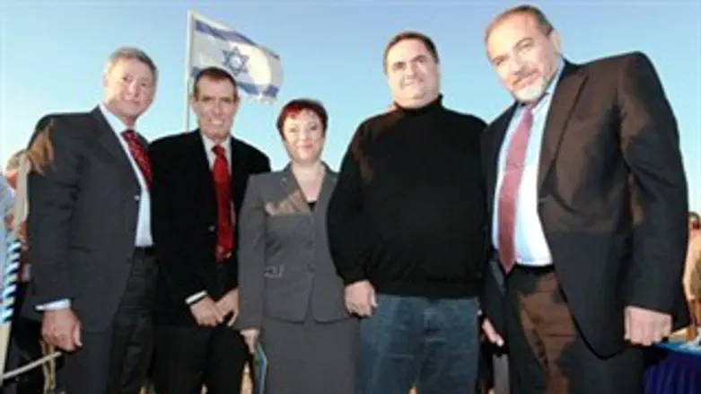 הטקס לפתיחת עבודות כביש ערד-ים-המלח