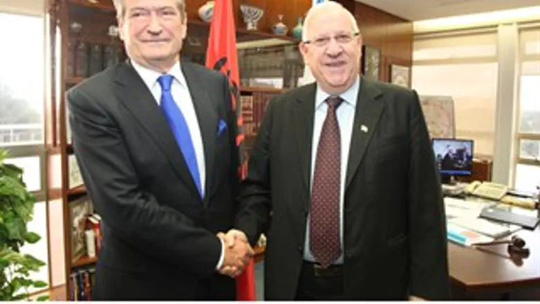 ריבלין וראש ממשלת אלבניה