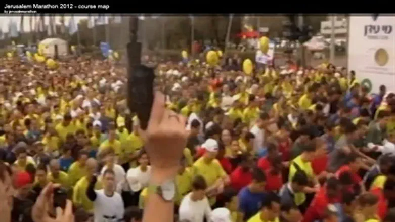 Тур по маршруту Иерусалимского марафона 2012