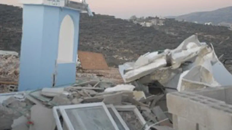 ההרס בגבעת גל אריה