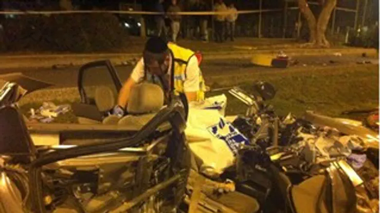 זירת התאונה