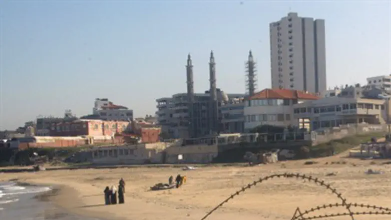 Побережье сектора Газы. Иллюстрация