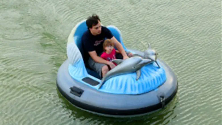 Father and child.