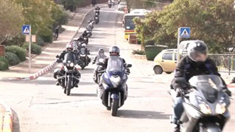 אופנוענים הצדיעו לשומרון