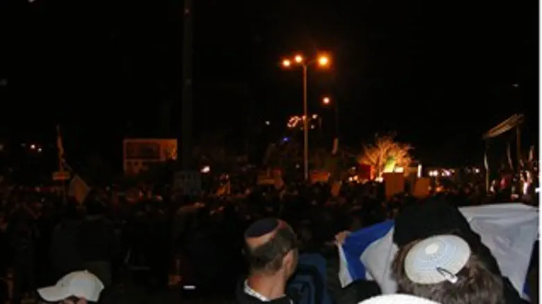 מפגינים בבית שמש