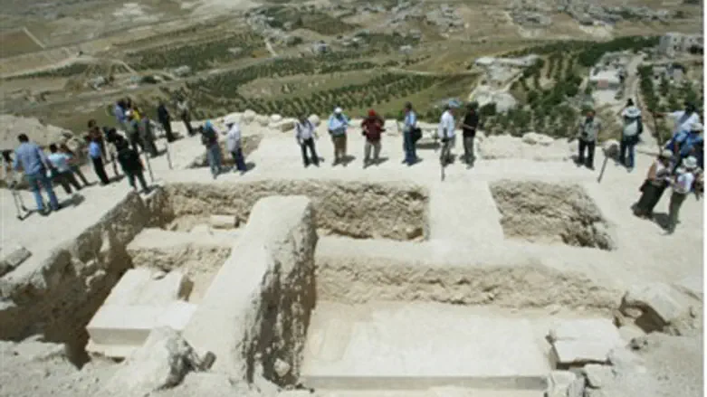 Herodium excavation.