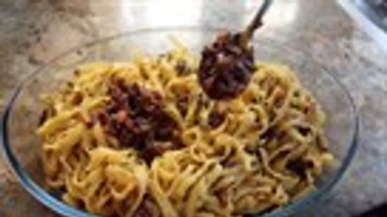 כמו במסעדה. פסטה