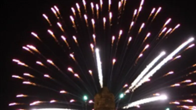Fireworks in Jerusalem