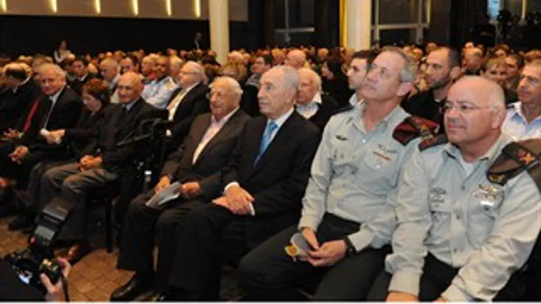 טקס הענקת פרס בן גוריון לרמטכ"ל בני גנץ