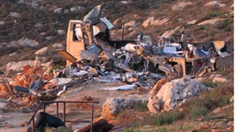 הרס בגבעת גל יוסף