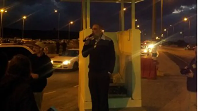 הפגנה במעבר אליהו