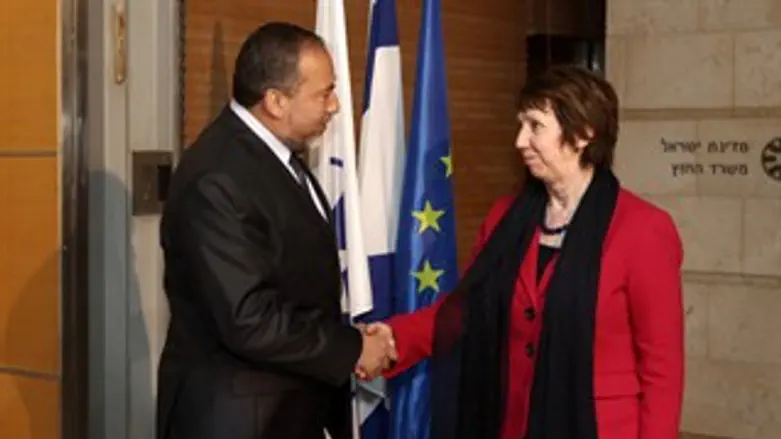 אביגדור ליברמן קרטין אשטון