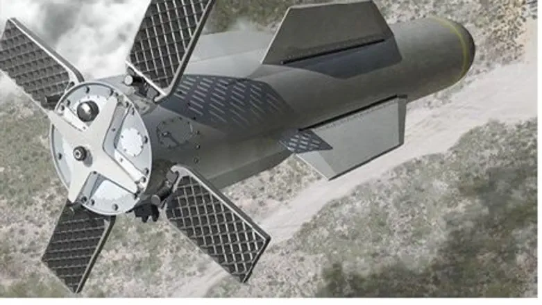 Artist's rendition of MOP bunker buster bomb