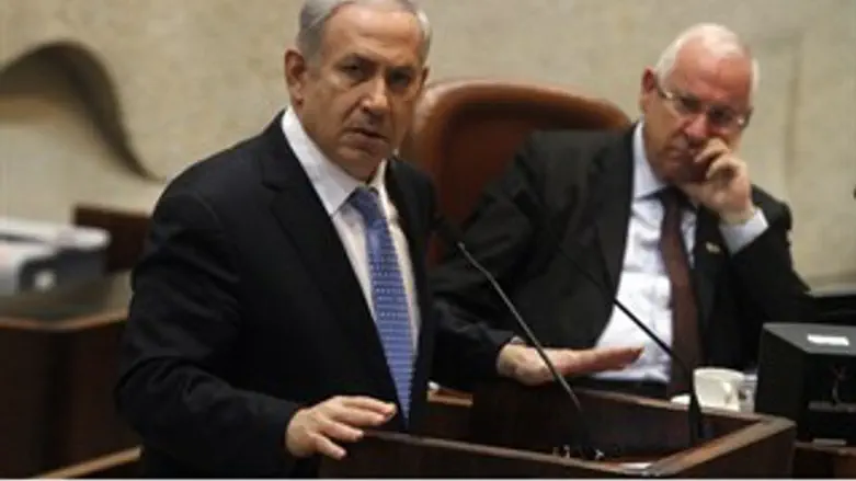 מנציחים ומעריצים. ריבלין ונתניהו