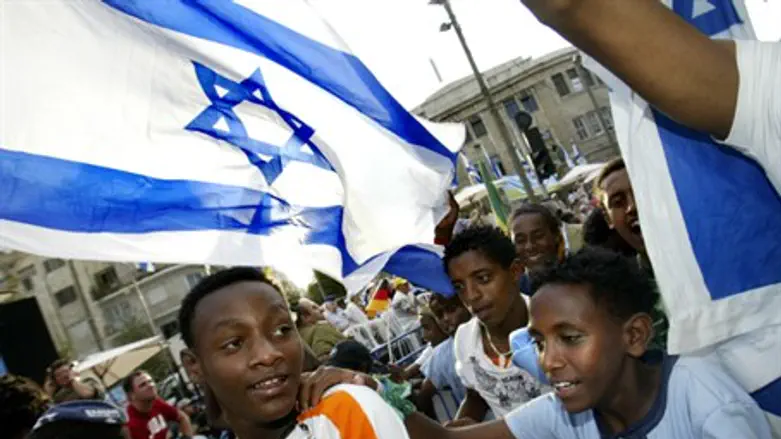 Эфиопским эмигрантам в Израиль помогают амери