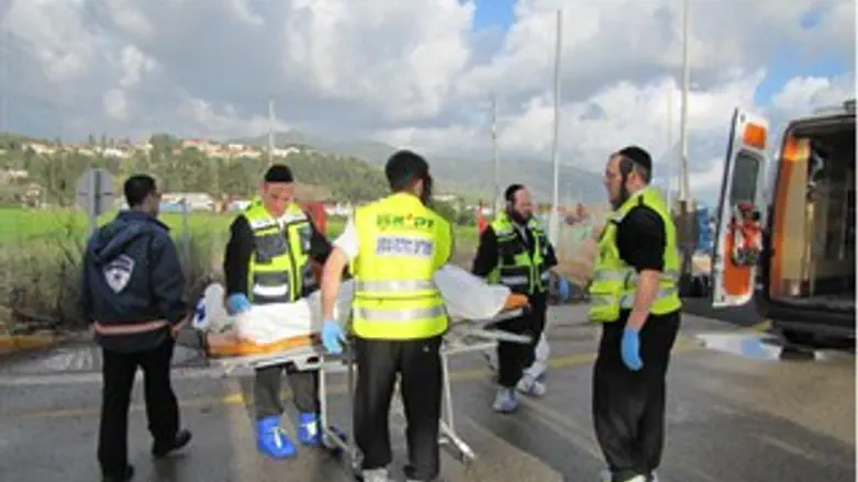 זירת התאונה