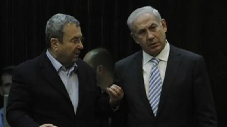 בנימין נתניהו אהוד ברק