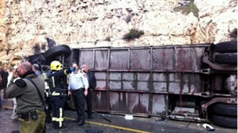 התאונה הקשה סמוך לא-רם
