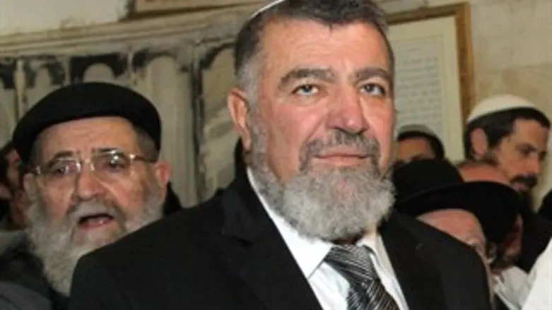 במקום הראשון. ראש מועצת שומרון