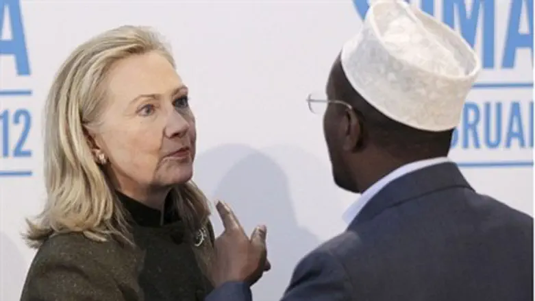 Hillary Clinton and Sharif Ahmed