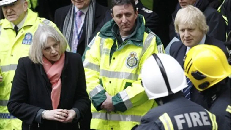 London terror drill