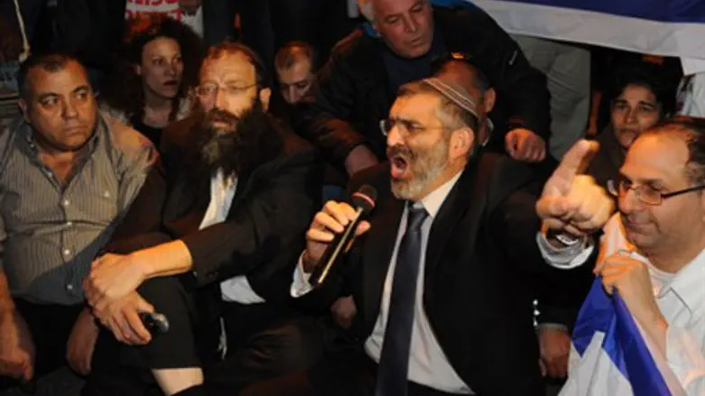 MK Michael Ben-Ari and Baruch Marzel