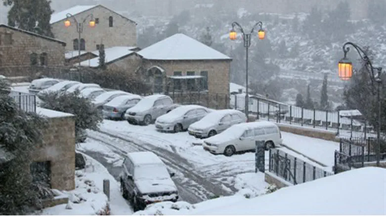 Snow in Jerusalem