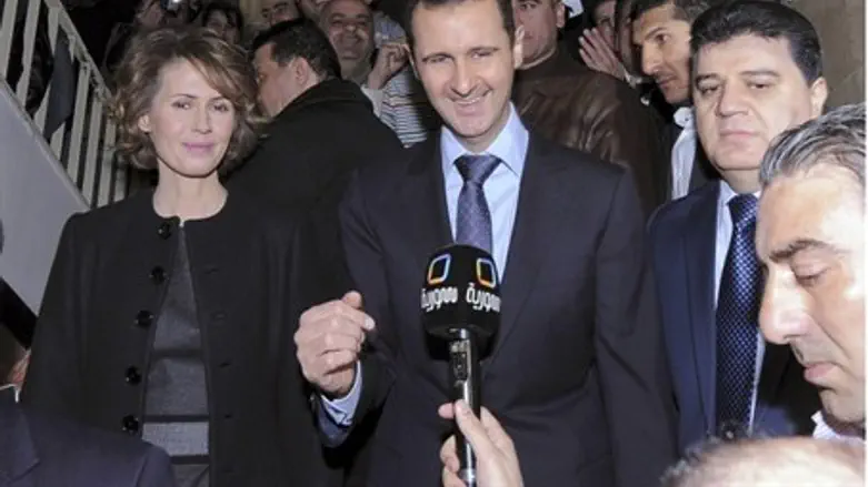 Assad and Wife Asma