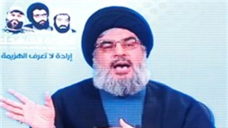 Hassan Nasrallah video speech at rally