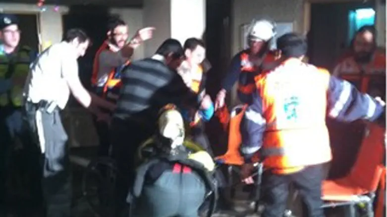 השריפה בבני ברק הערב