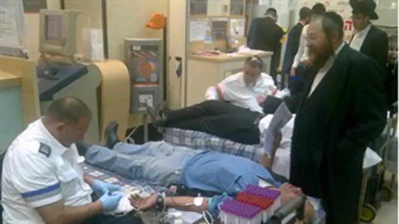 שיא בהתרמת דם