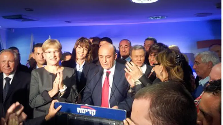 MK Shaul Mofaz's victory speech