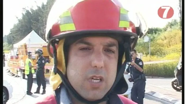 Firefighter in Ra'anana