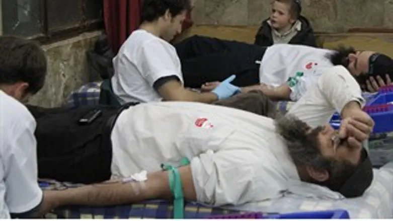 דרך הסלולארי. תרומת דם