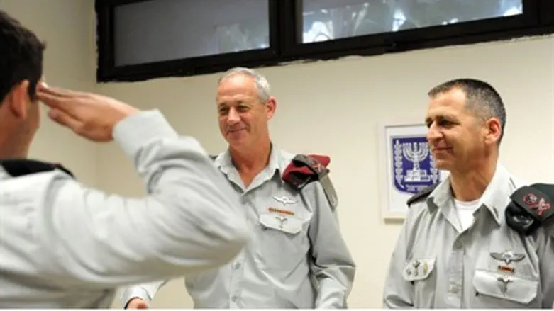 Ayin, Lt. Gen. Gantz, Maj. Gen. Kochavi
