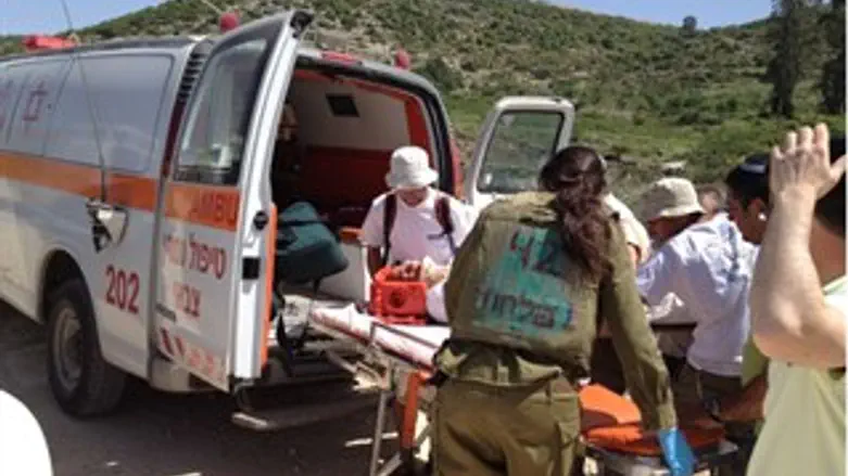 נפצע במהלך טיול משפחתי