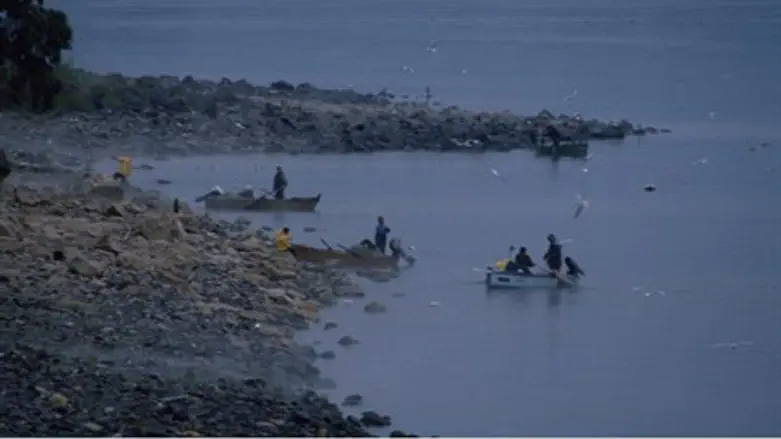 Озеро Кинерет. Иллюстрация