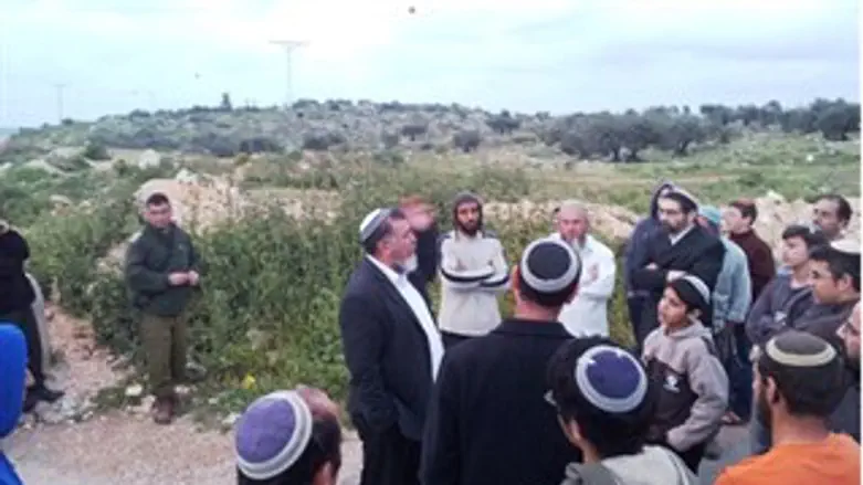 הפגנת מתיישבי אבני חפץ היום