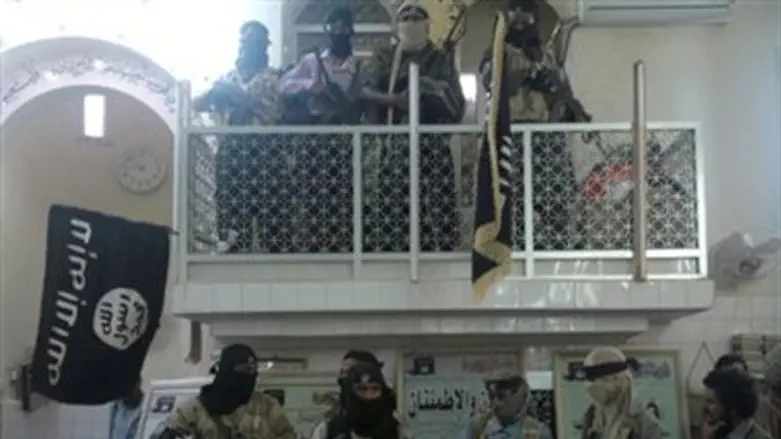 Members of an Al Qaeda-linked group inside a
